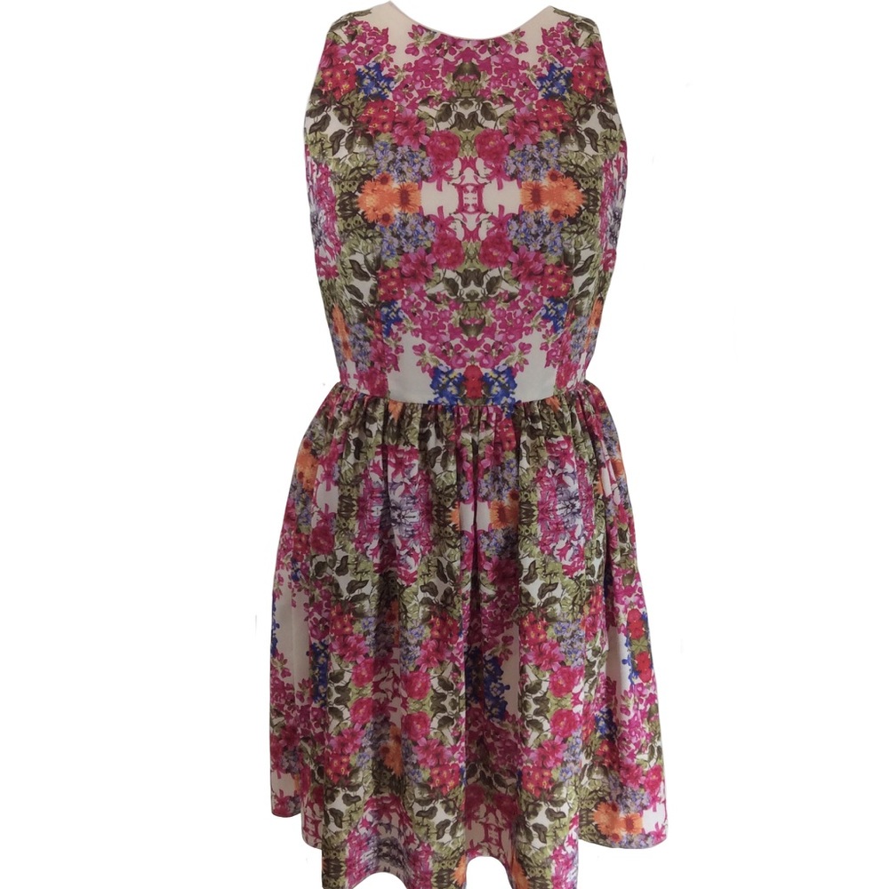 Maggy London Floral Sleeveless Dress